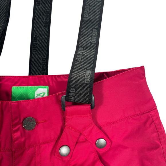 Orage Ski Snowboard Pants Girls Size 12 Pink Cargo Suspenders Cargo Pockets - Picture 4 of 16
